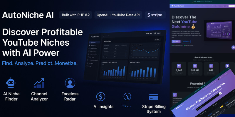 AutoNiche AI – YouTube Automation Niche Research