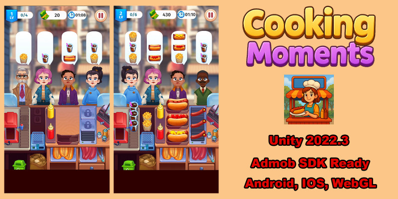 Cooking Moments Unity Source Code