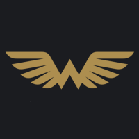 Wings Letter W Logo Design Vector