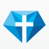 Diamond Church Logo Design Vector