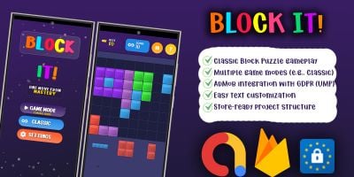 Block IT - Puzzle Android game Source Code