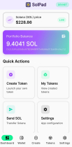 Solana Launchpad Android Flutter Screenshot 1
