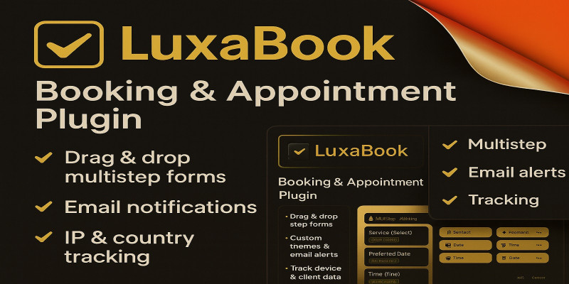 LuxaBook – Booking Form Builder WordPress Plugin