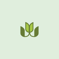 Simple Green Leaf Logo