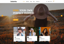 Juliette - Chic Fashion E-Commerce Elementor Kit Screenshot 1