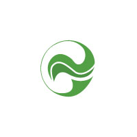 Letter O Leaf Logo - Flat Vector Minimal Nature 