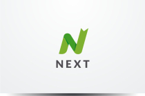 Next Letter N Ribbon Logo Design Vector Screenshot 1