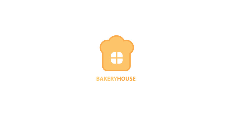 Cute Bakery Logo Template
