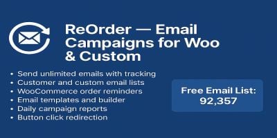ReOrder - Email Campaigns for WooCommerce
