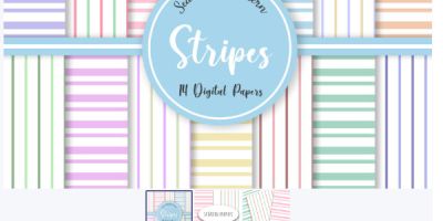 Pastel Stripes Seamless Pattern