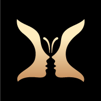 Beauty with Butterfly Logo Spa Aesthetics Logo