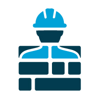 Construction Job Logo HR Recruitment Logo Design