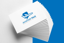 Aviation Talk Logo Air Plane logo Podcast Logo Screenshot 2