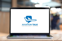 Aviation Talk Logo Air Plane logo Podcast Logo Screenshot 3