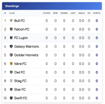 Football Club Manager - WordPress Plugin Screenshot 4