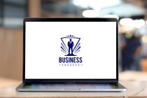 Success Businessman Logo Design Winner Award Logo Screenshot 3