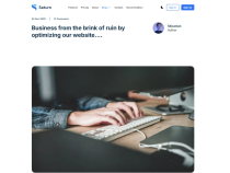Saturn Pro Nextjs Website Template Screenshot 1