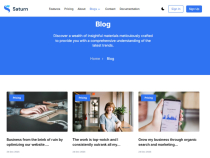 Saturn Pro Nextjs Website Template Screenshot 5
