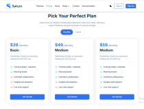 Saturn Pro Nextjs Website Template Screenshot 7