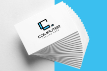 Letter C Computer Logo Design Minimal PC Logo Screenshot 4