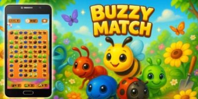 Buzzy Match - HTML5 Construct 3 Match-3 Game