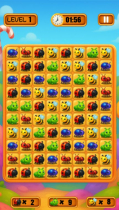 Buzzy Match - HTML5 Construct 3 Match-3 Game Screenshot 2
