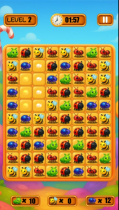 Buzzy Match - HTML5 Construct 3 Match-3 Game Screenshot 3