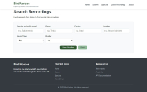 Birds Voices CMS Screenshot 3