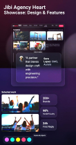 Jibi Agency - Creative Portfolio Template Screenshot 3