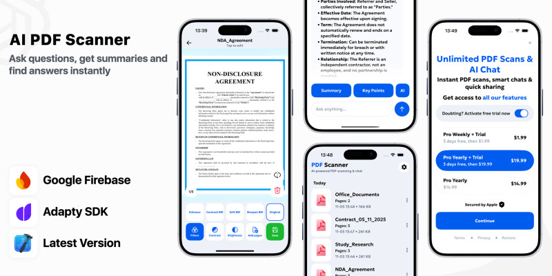 AI PDF Scanner - iOS App Source Code