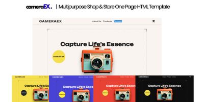 cameraEX - Modern Electronics Shop HTML Template