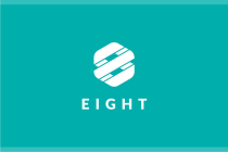 Eight Hexagon Number 8 Logo Design Vector Screenshot 3