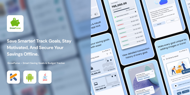 GrowPurse – Smart Saving Goals Tracker