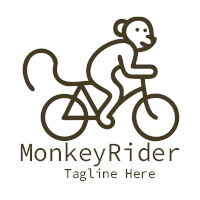  Monkey on Bike Logo