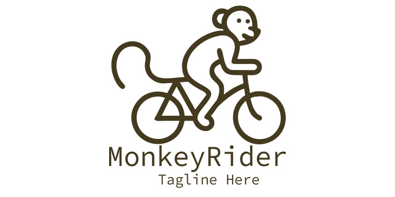  Monkey on Bike Logo
