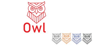 Geometric Owl Logo