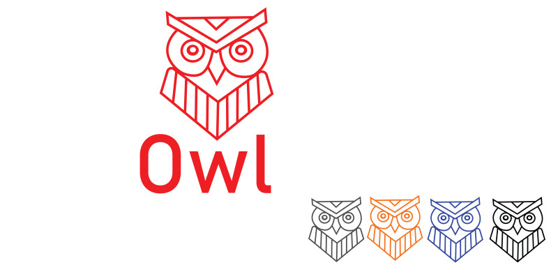 Geometric Owl Logo
