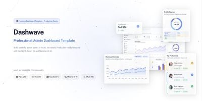Dashwave - Next Js Admin Dashboard Template