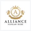 Alliance Luxury Royal Crest Logo