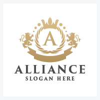 Alliance Luxury Royal Crest Logo