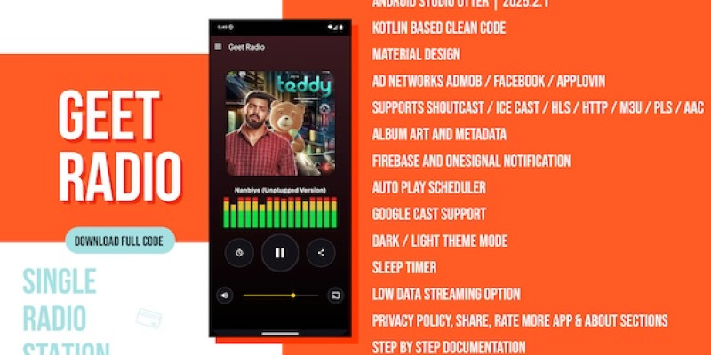 Geet Radio – Android Single Station Radio App