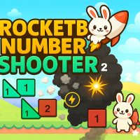Rocket Bunny Number Shooter - Casual Mobile Game