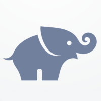 Elelphant Logo Design Vector Illustration