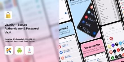 Vaultify – Secure Authenticator Android