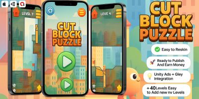 Cut Block Puzzle - Complete Mobile Game