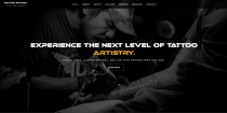 Tattoo Studio - Tattoo Appointment Web Template Screenshot 1