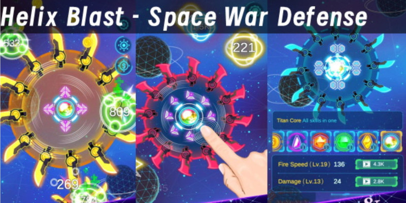 Helix Blast - Space War Defense Unity 6000