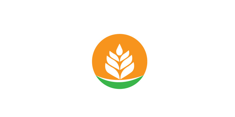 Grain Wheat Logo Concept
