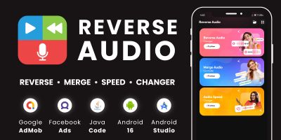 Reverse Audio Merge Speed Changer AdMobAds Android