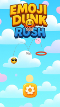 Emoji Dunk Rush Casual Game Unity Screenshot 1